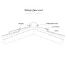 Schéma Faîtage demi-rond Aluhome
