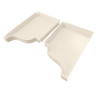 Paire de fond pour gouttières alu TP22