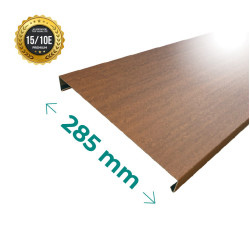 Couvertine en alu finition acier CORTEN en 3m