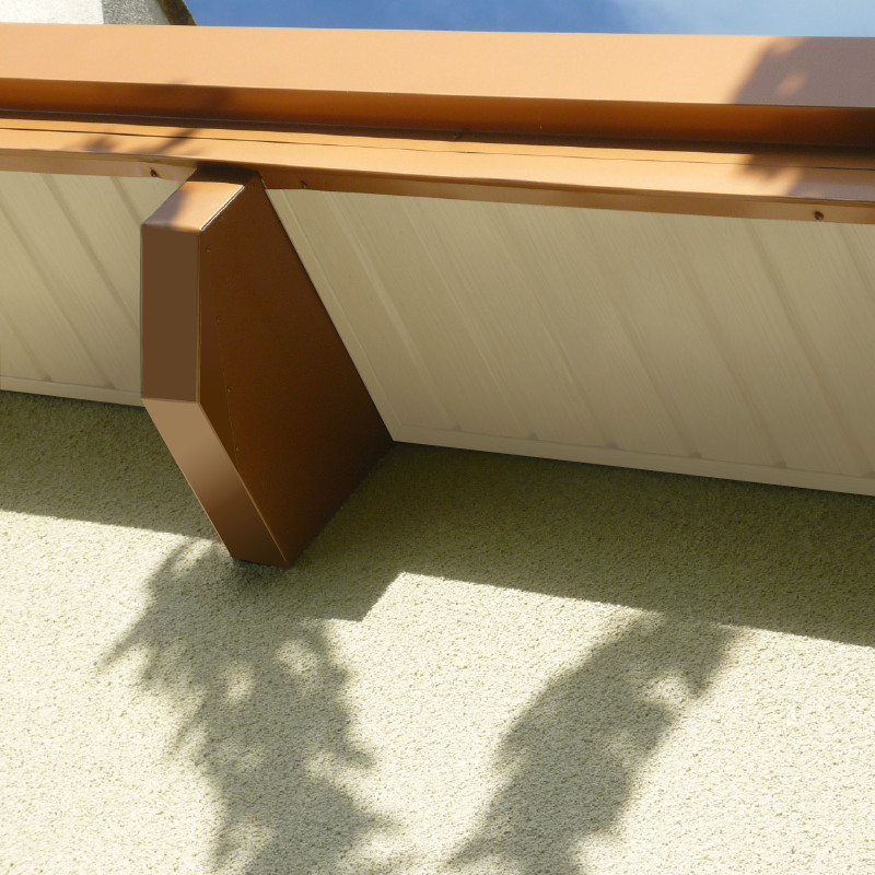 Tête de panne en aluminium - à recouper - Aluhome