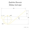 Schéma Technique - Gouttière Havraise aluminium
