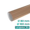 Descente 3m circulaire Ø80 et Ø100 cuivre C9