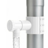 Récupérateur d'eau pour gouttière circulaire blanc