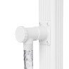 Récupérateur d'eau pour gouttière rectangulaire blanc