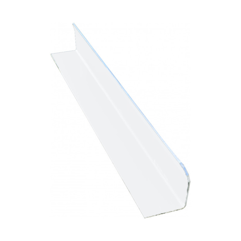 Talon mural en alu pour couvertine - RAL 9010